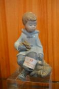 Nao Figurine - Boy with Rabbit