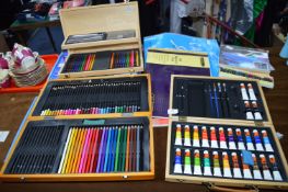 Artists Paints, Pastels, Paper Pads, etc.