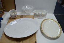 Large Festive Turkey Plate etc.