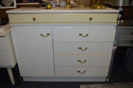 White Bedroom Storage Chest with Jewellery Organis