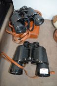 Zenith 10x50 Field Binoculars with Leather Case