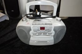 Portable Stereo Radio CD Cassette Player