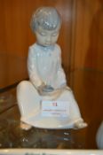 Nao Figurine - Boy with Candle