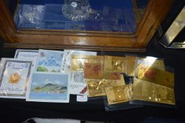 Gold Plated Plastic Banknotes, etc.