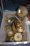Brass Scales, Vases, etc.