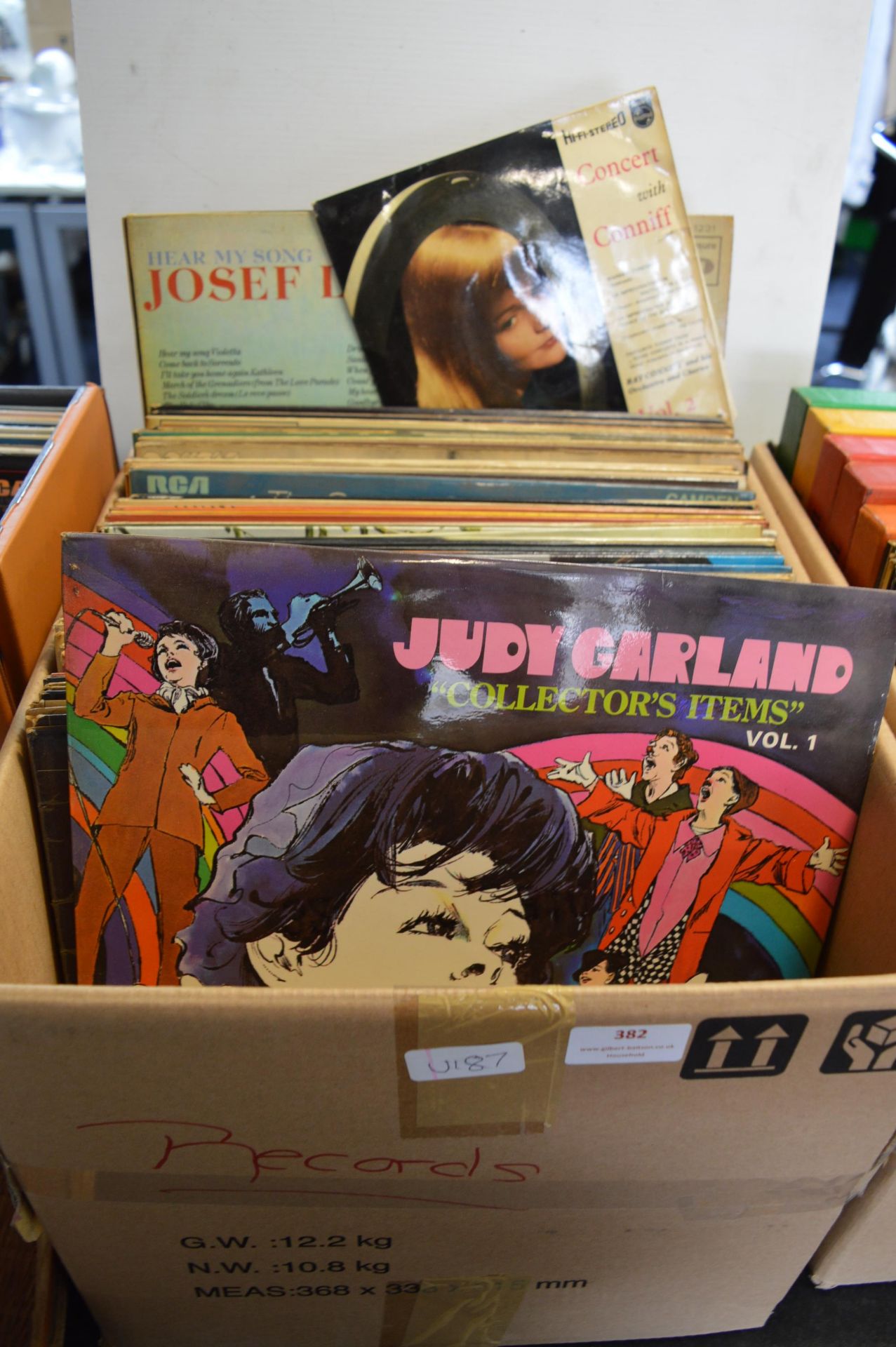 12" LP Records; Judy Garland, Liza Manelli, etc.