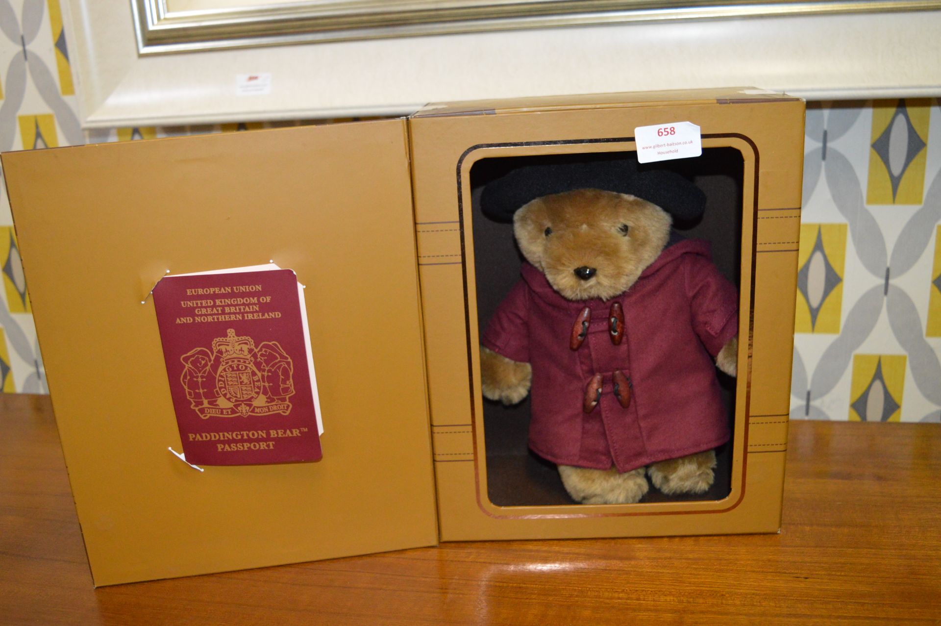 Boxed Paddington Bear Complete with Passport