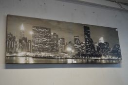 Framed Canvas Photo Print - New York Skyline