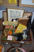 Small Vintage Suitcase and Contents