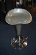 Chrome Gas Lift Barstool