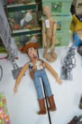 Toy Story Talking Woody Figure plus Metal Ornament