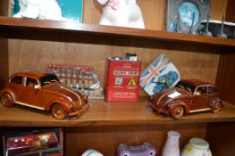 Two Wooden Toy Cars etc.