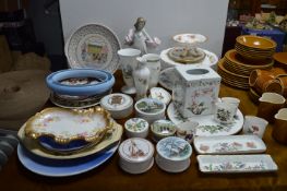Royal Worcester and Aynsley Pottery Vases, Plates,
