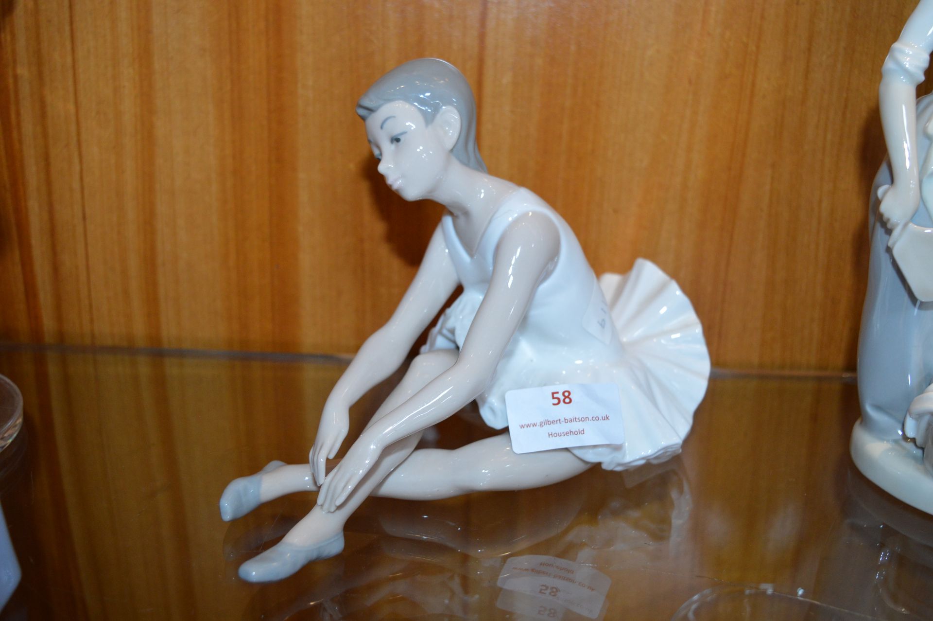Nao Figurine - Seated Ballerina