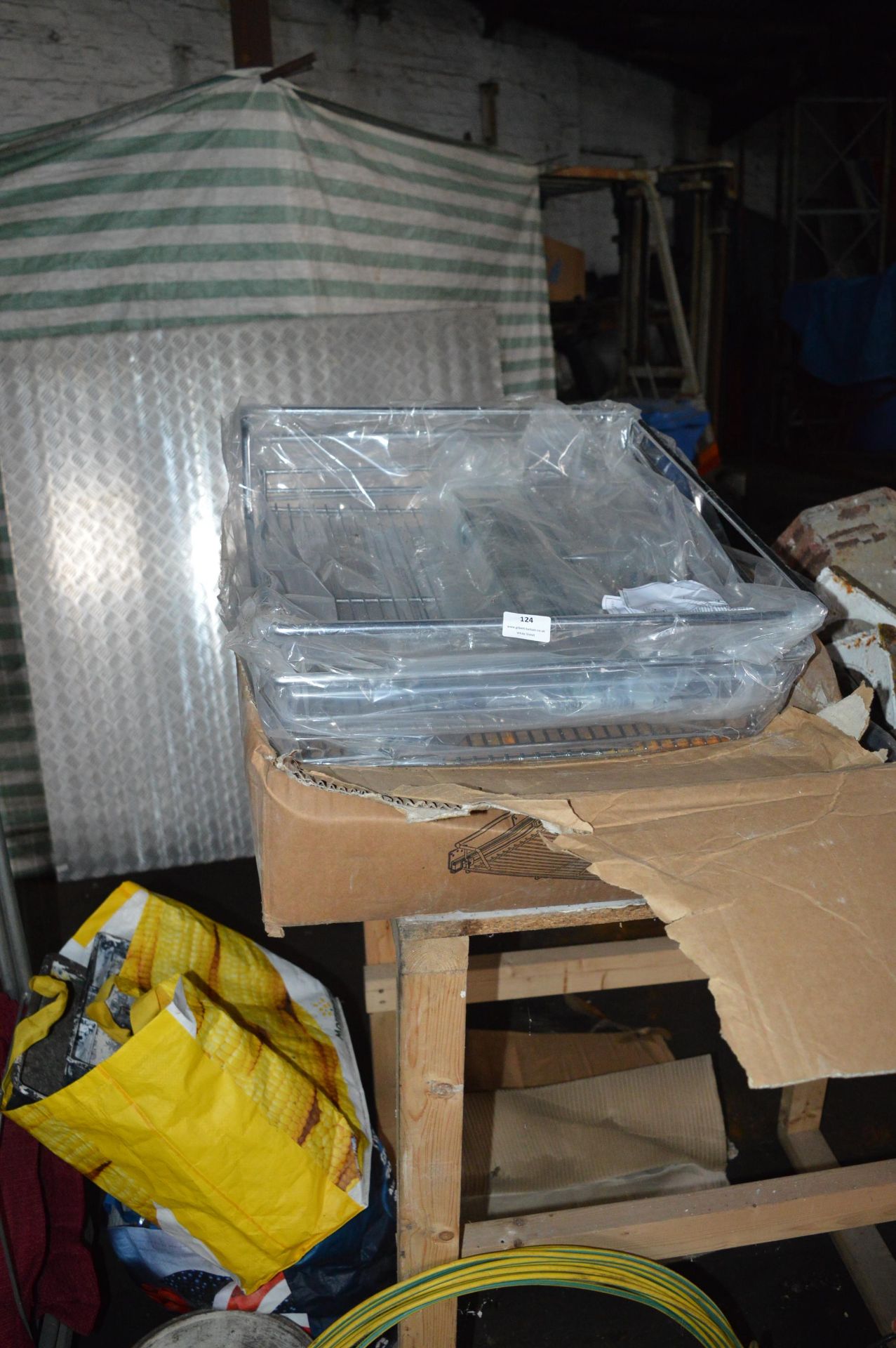 Two Boxes of Chrome Plated Drawer Units