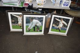 Three Johnny Wilkinson Framed Photographs