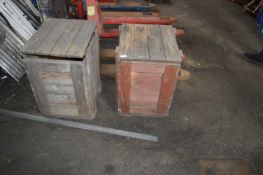 Two Vintage Crates
