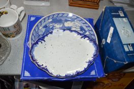 Assorted Blue & White Plates