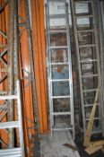 Sixteen Rung Double Extending Aluminium Ladder