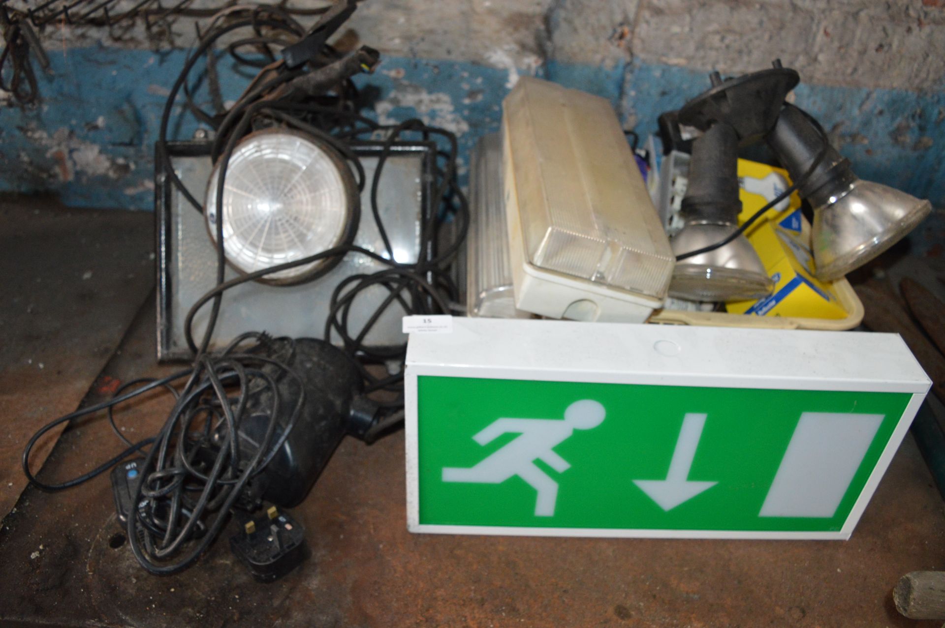 Halogen Flood Lamp, Work Lamp, and Emergency Light