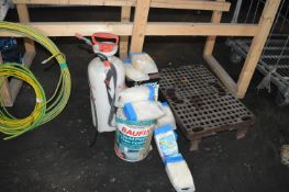 Garden Sprayer, Floor Coatings, Latex Gloves, etc.