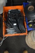 Box Containing CCTV Coax Cable, etc.