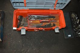 Plastic Toolbox Containing Assorted Socket Sets, H