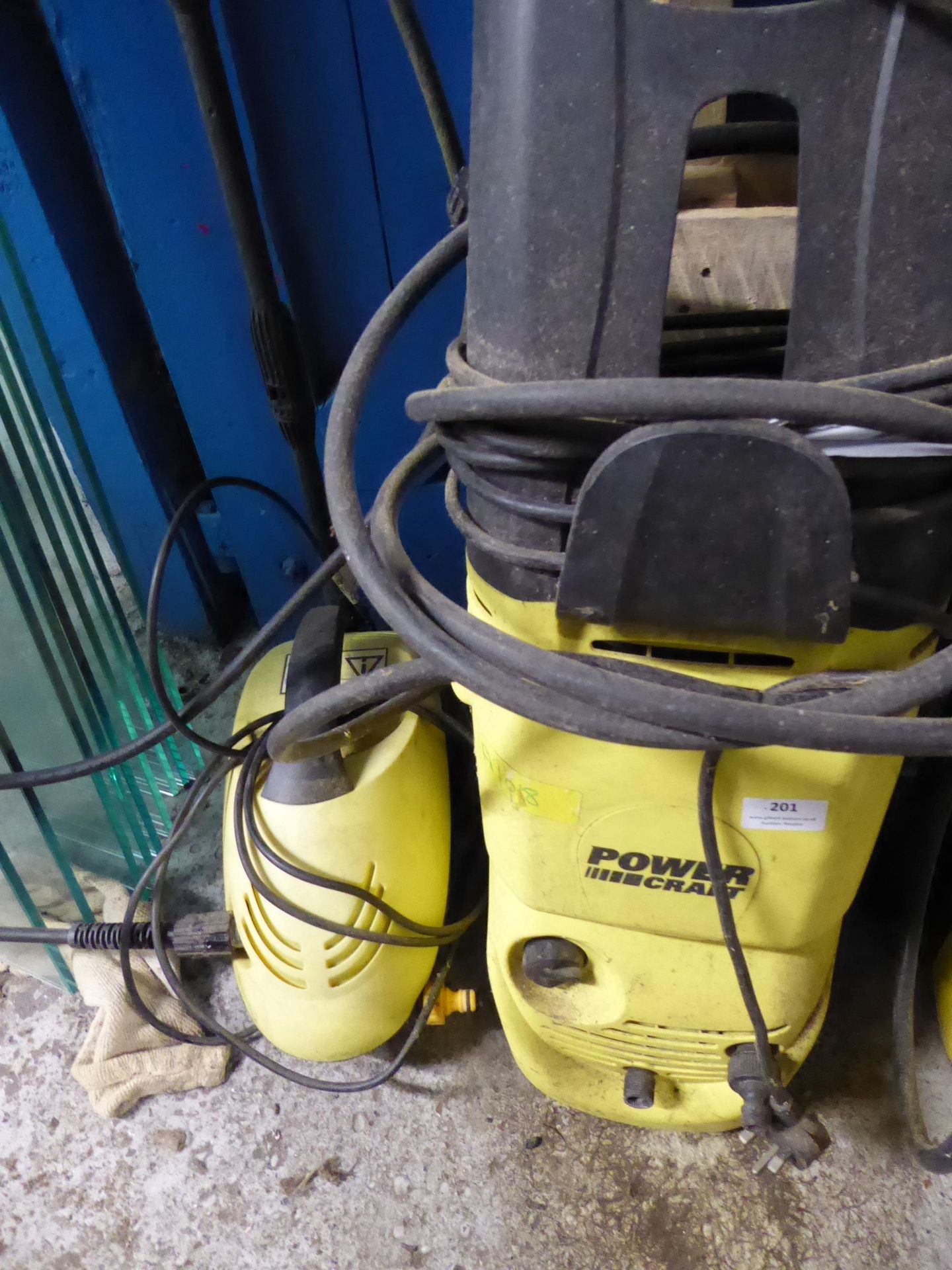 *collection of various yellow pressure washers 2 karcher 2 others - Image 3 of 4