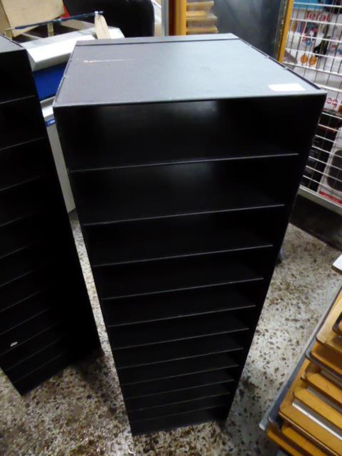 *tall black metal shelving units 300 X 360 X 1000