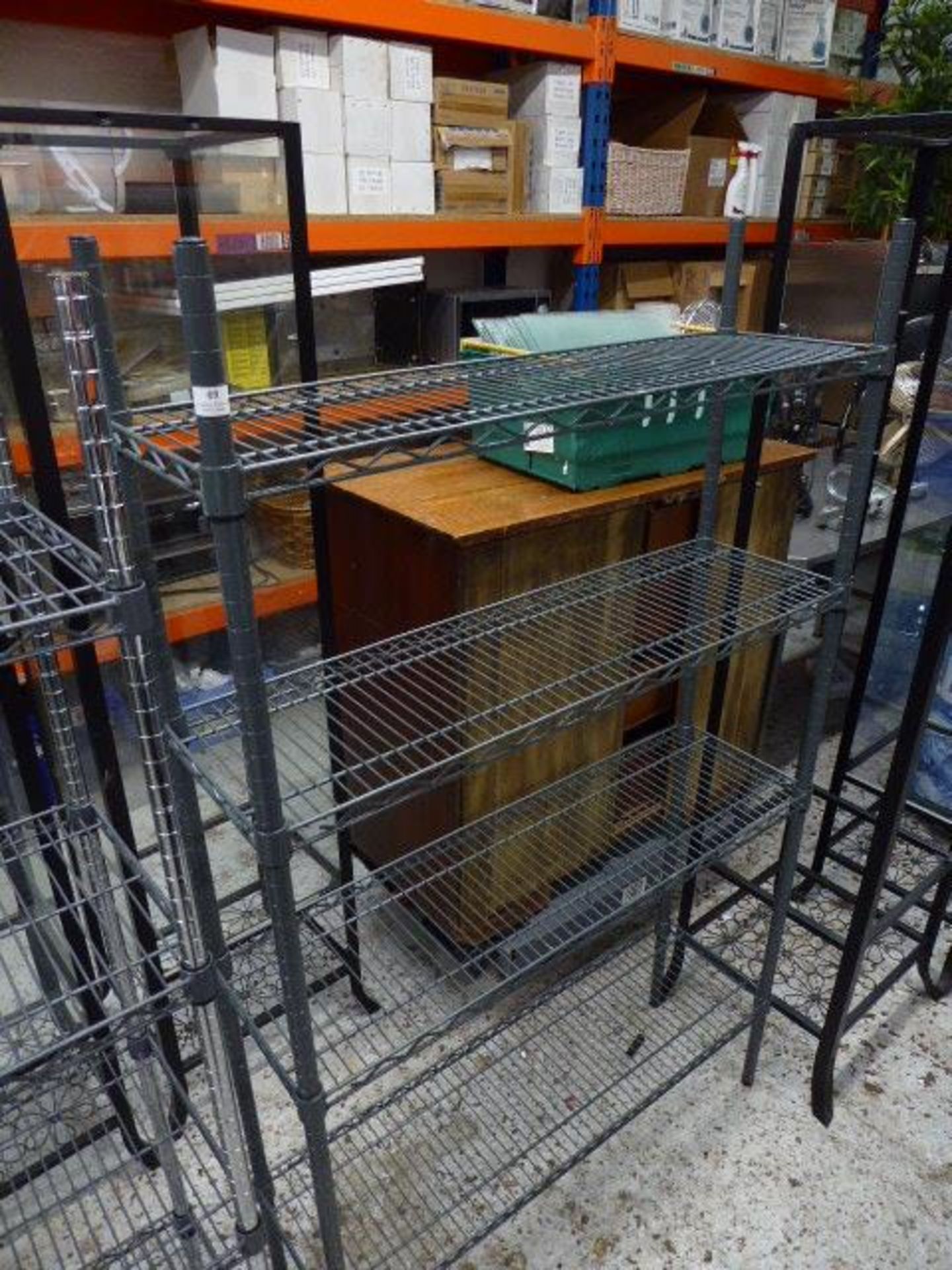 *adjustable wire catering shelving metro type 1000 x 300 x 1690