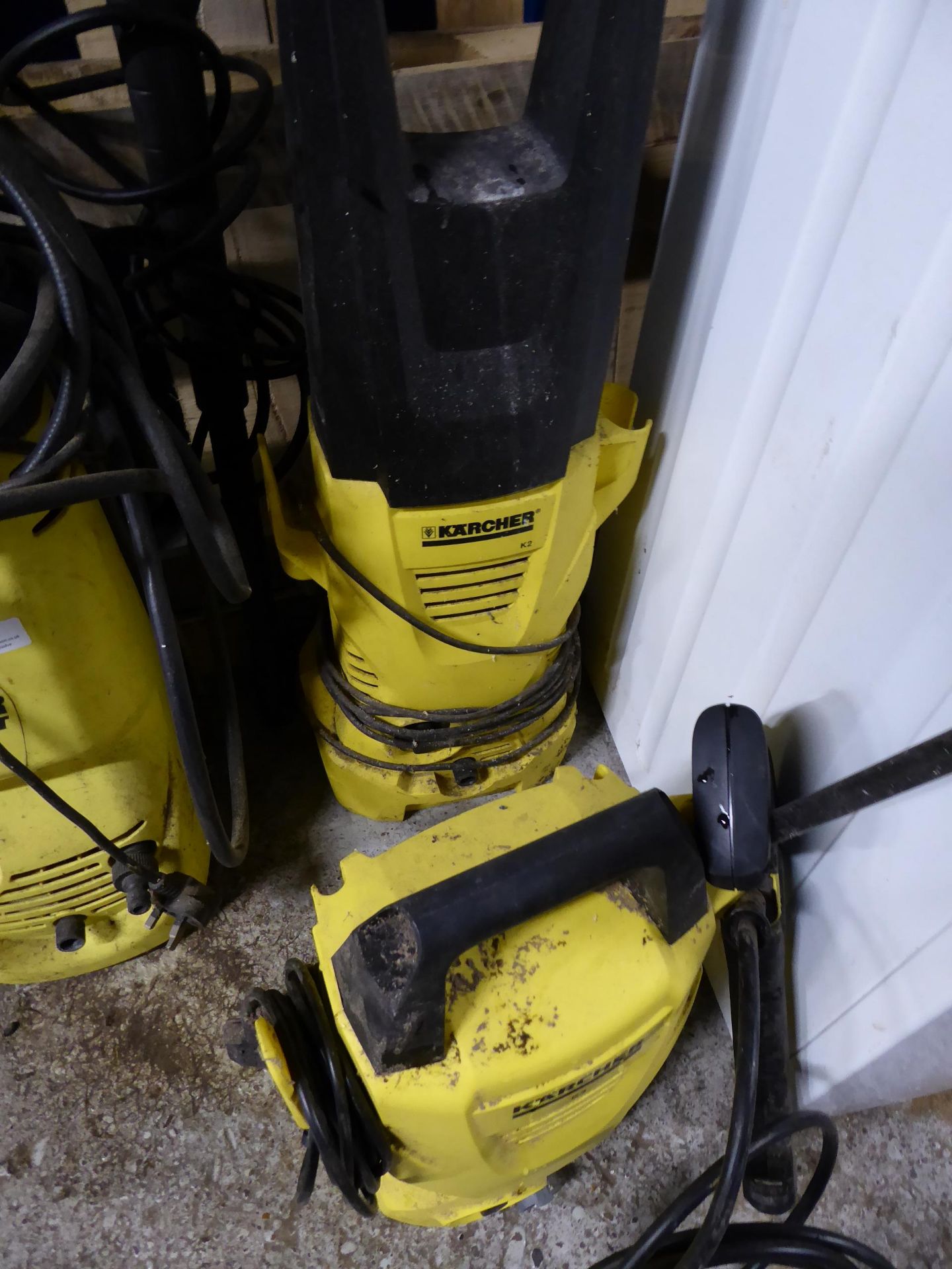 *collection of various yellow pressure washers 2 karcher 2 others - Image 4 of 4