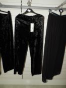 *Saloos Ladies Crushed Velvet Trousers Size: 14