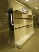 *Freestanding Double Sided Display Unit with Illum