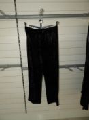 *Saloos Ladies Crushed Velvet Trousers Size: 16