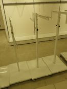 *Double Sided Mobile Garment Display Rail