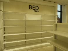 *Wall Mounted Shelving System (wall boards not inc