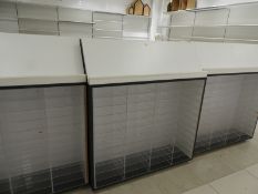 *Perspex and White Display Unit