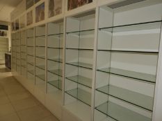 *Thirty-Four Plate Glass Shelves