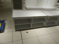*Mobile Sales Counter with Storage