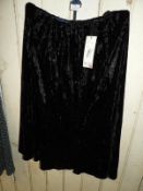 *Saloos Crushed Velvet Skirt Size: 22