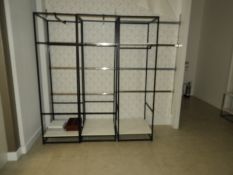 *Three Freestanding Display Stands