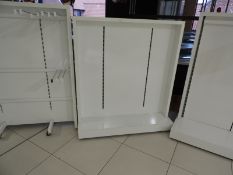 *High Gloss White Double Sided Gondola Unit