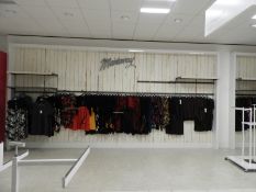 *The Mantaray Garment Rails (wall board to remain)