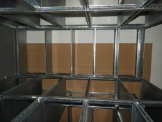 *Three Bays of Galvanised Boltless Stockroom Racki