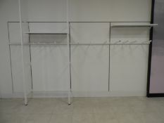 *Wall Mounted Garment Rails (wall board to remain)