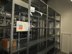 *Seven Bays of Boltless Stockroom Racking