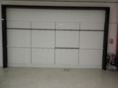 *Wall Mounted Garment Rails (wall board to remain)
