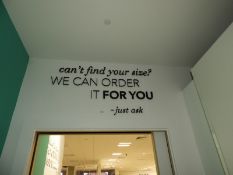 *Wall Sign "Can't Find it in Your Size We Can Orde