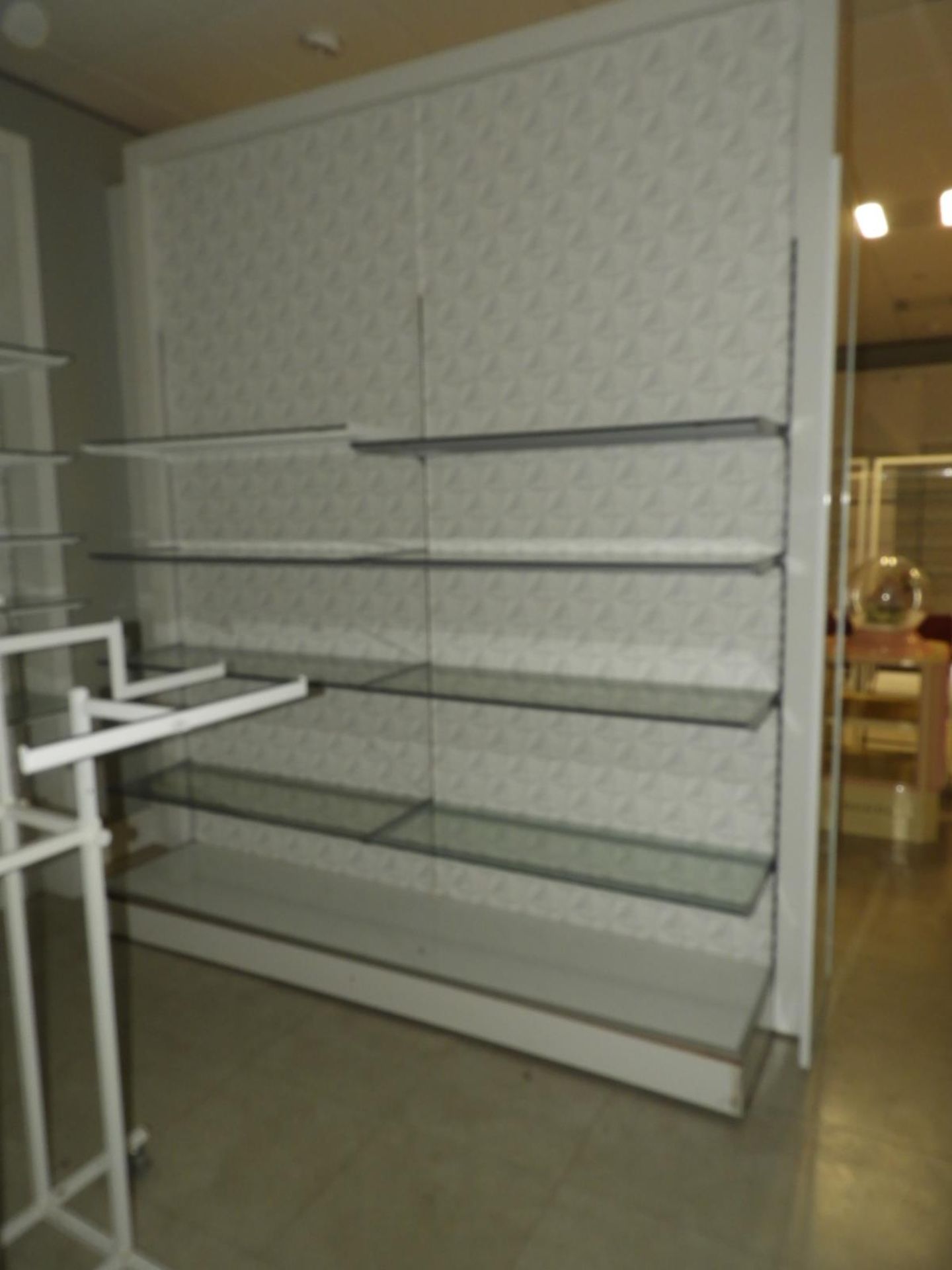 *Freestanding Double Sided Shelf Unit with Eightee