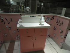 *Cosmetics Counter with Corian Worksurface and Two